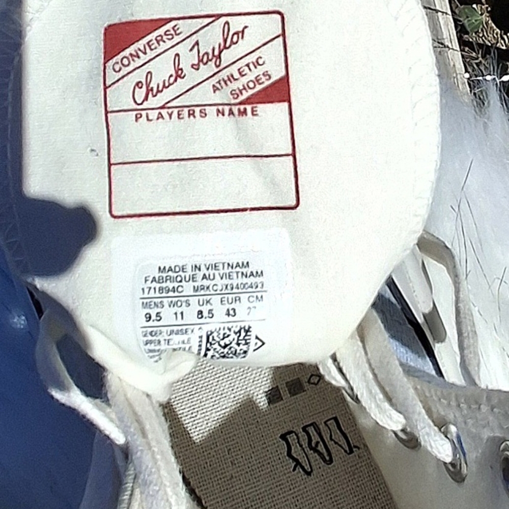 Converse Run Star Hike Hi Two-Tone Blue Gray Denim Shoes Unisex Men 9.5 Women 11 - Picture 15 of 15